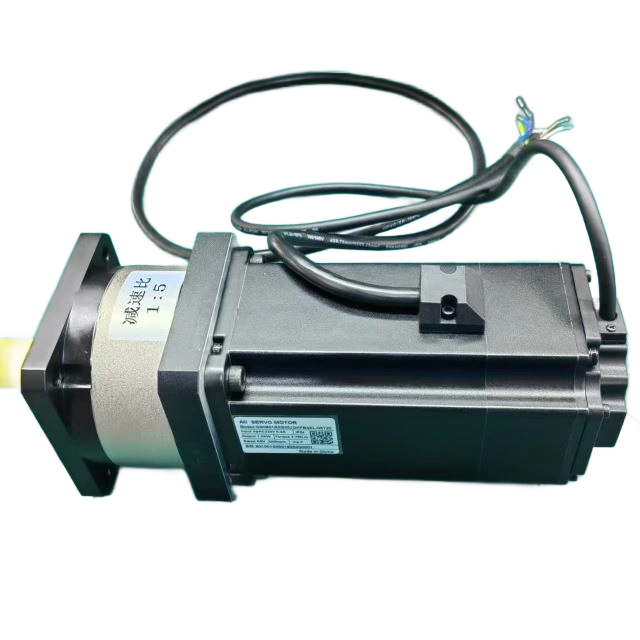 통합 된 행성 기어 박스가있는 로봇 조인트 용 80mm 1.5kW 서보 모터